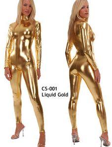 Liquid Gold Catsuit ― колготки интернет-магазин, купить чулки колготки, купить чулки в москве, купить zentai, интернет леггинсы
